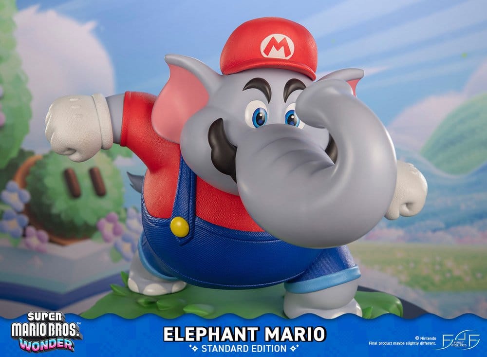 First 4 Figures Super Mario Bros. Wonder Elephant Mario Standard Edition Resin Statue