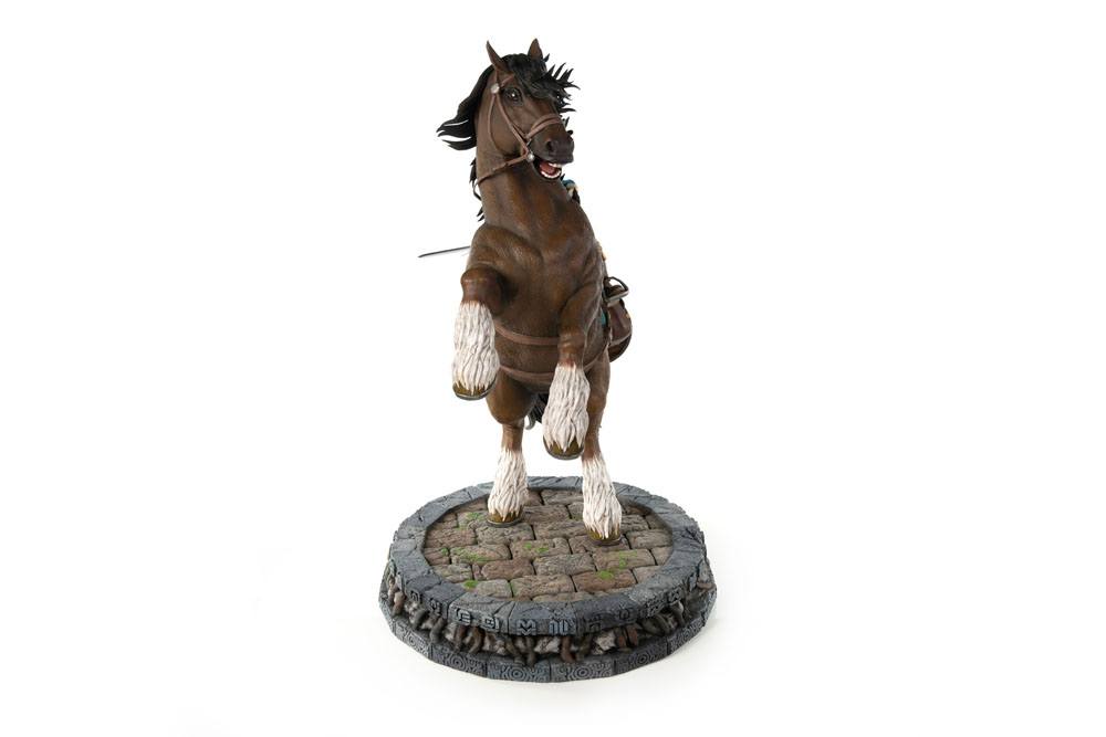 First 4 Figures The Legend of Zelda Breath of the Wild Link on Horseback Statue - Beschädigte Verpackung