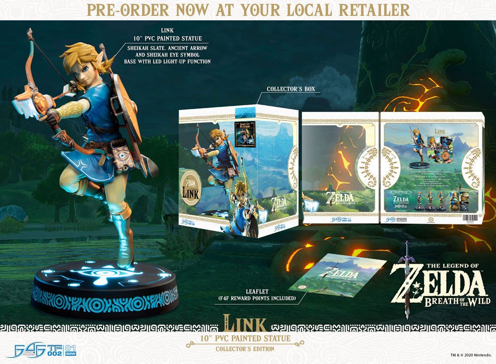 First 4 Figures The Legend Of Zelda Breath Of The Wild Link PVC Collector’s Edition Statue