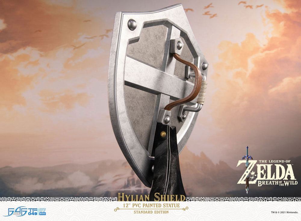 First 4 Figures The Legend of Zelda Breath of the Wild PVC Hylian Shield Standard Edition Statue