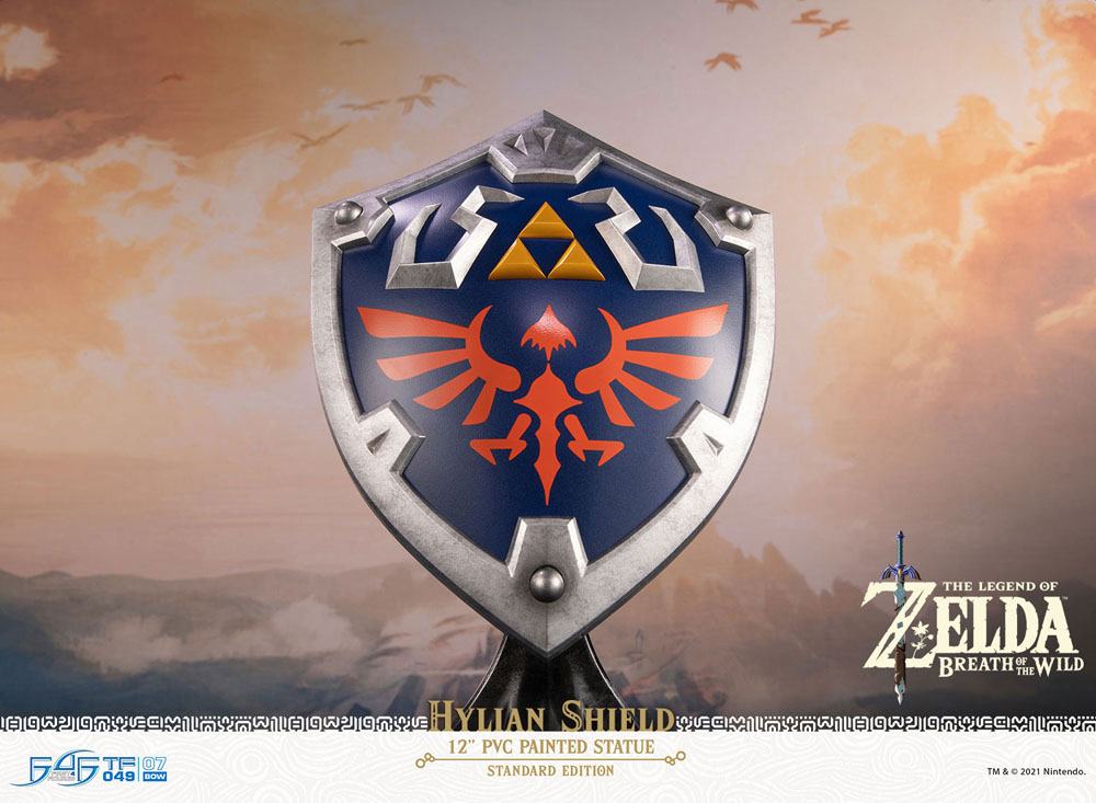 First 4 Figures The Legend of Zelda Breath of the Wild PVC Hylian Shield Standard Edition Statue