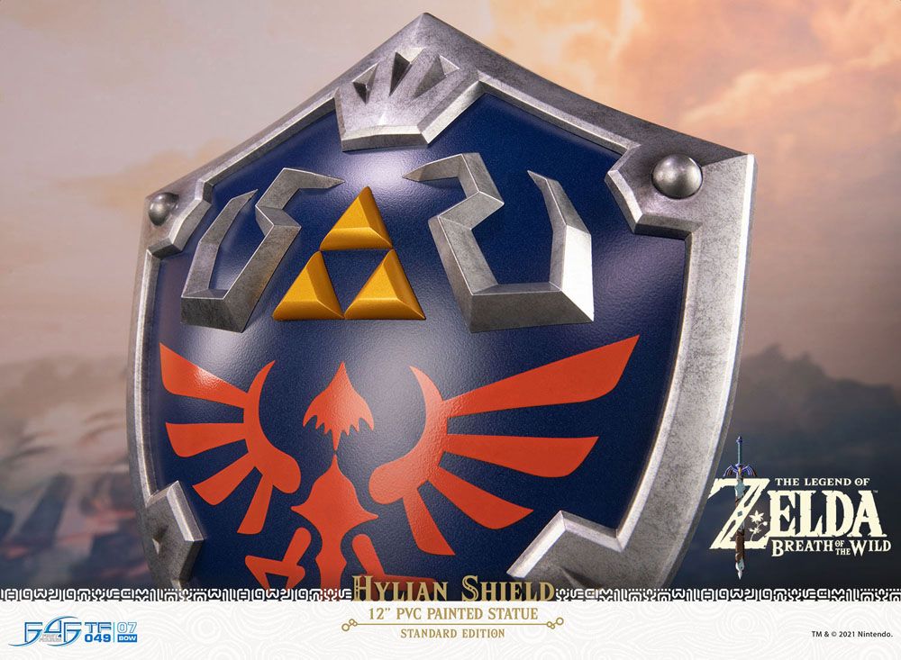 First 4 Figures The Legend of Zelda Breath of the Wild PVC Hylian Shield Standard Edition Statue