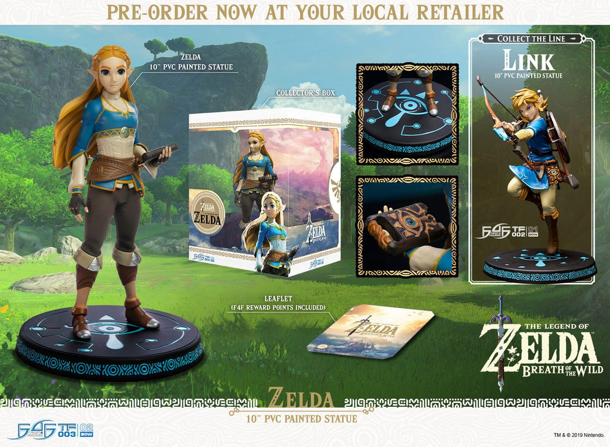First 4 Figures The Legend Of Zelda Breath Of The Wild Zelda Zelda Statue