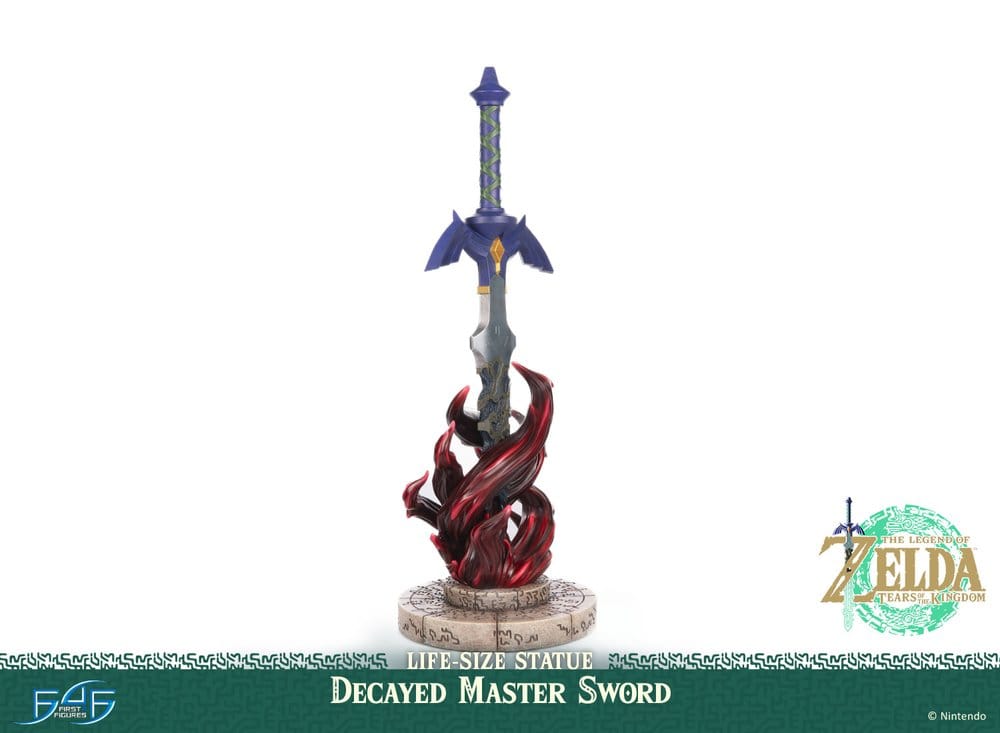 First 4 Figures The Legend of Zelda: Tears of the Kingdom Decayed Master Sword Life-Size 1/1 Statue