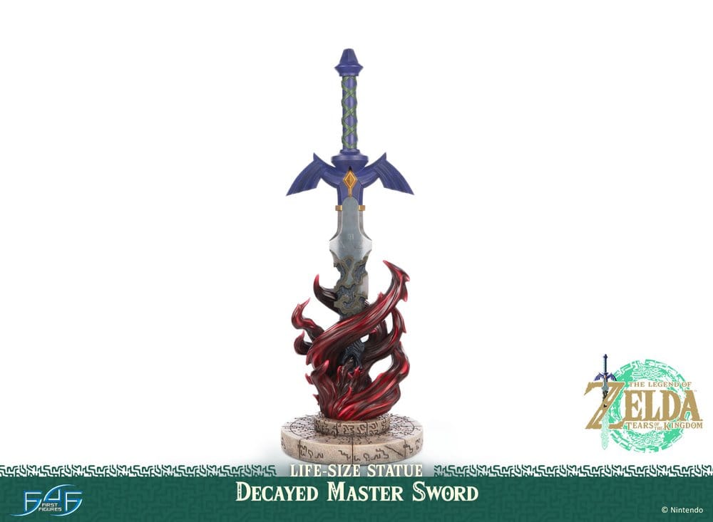 First 4 Figures The Legend of Zelda: Tears of the Kingdom Decayed Master Sword Life-Size 1/1 Statue
