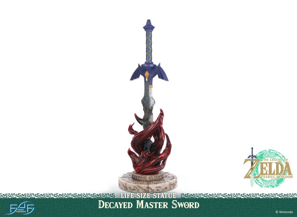 First 4 Figures The Legend of Zelda: Tears of the Kingdom Decayed Master Sword Life-Size 1/1 Statue