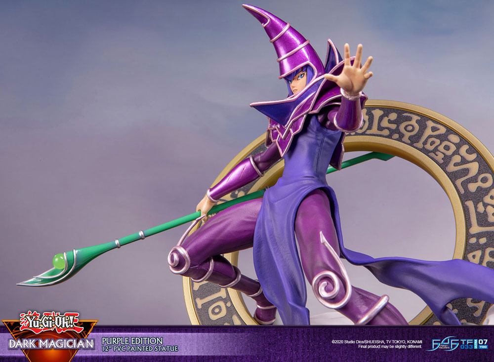 First 4 Figures Yu-Gi-Oh! PVC Dark Magician Purple Version Staue