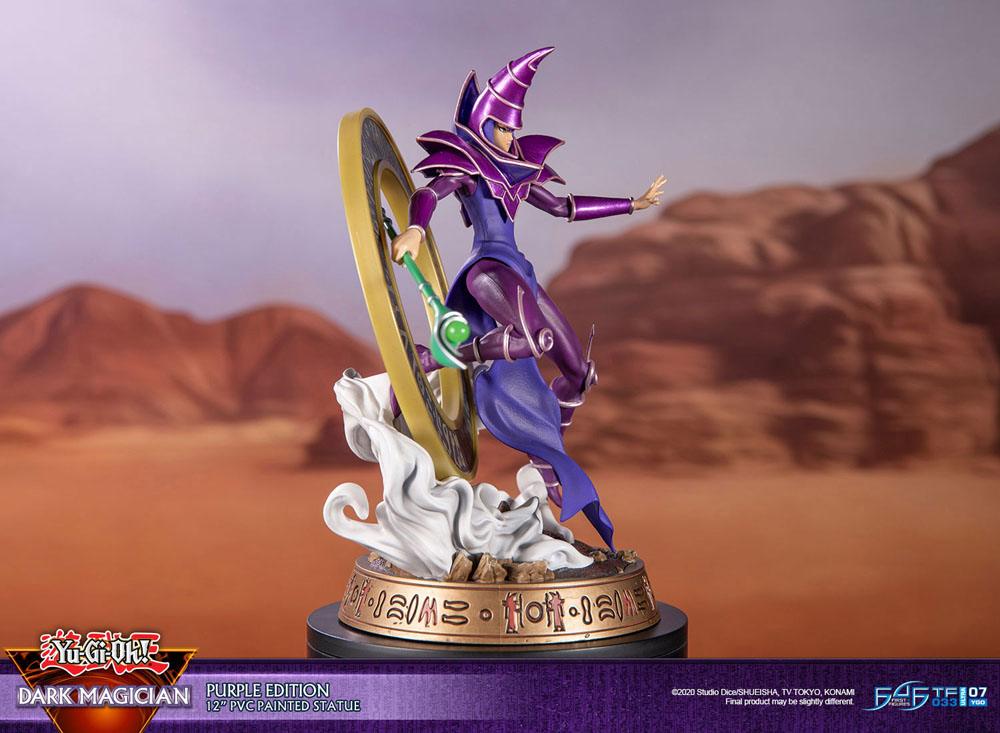 First 4 Figures Yu-Gi-Oh! PVC Dark Magician Purple Version Staue
