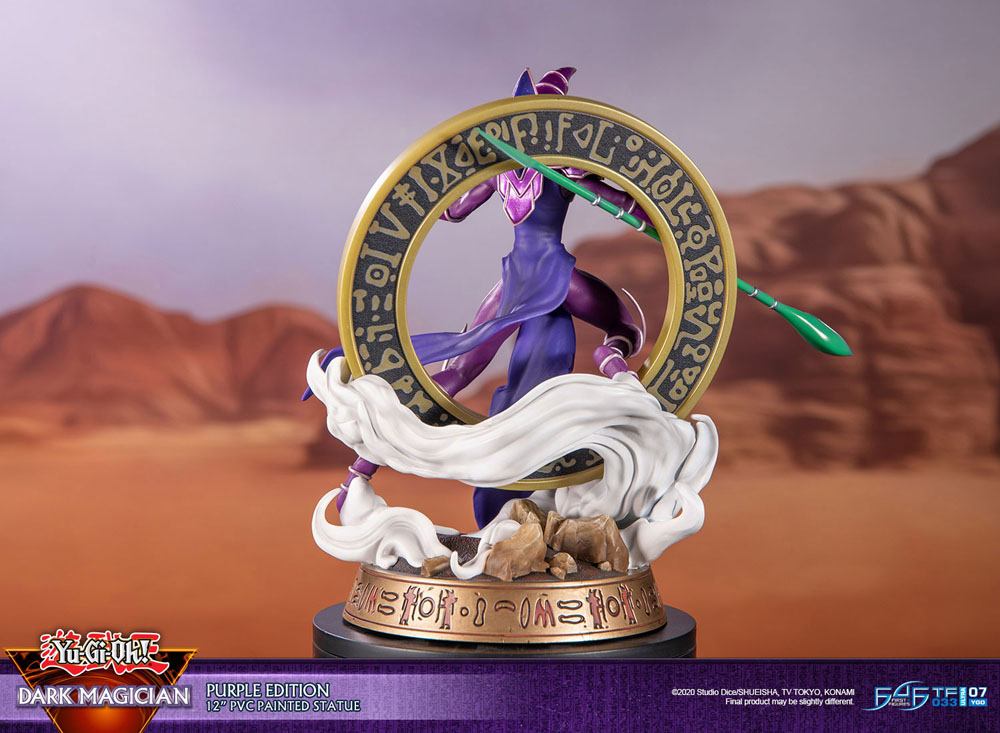 First 4 Figures Yu-Gi-Oh! PVC Dark Magician Purple Version Staue