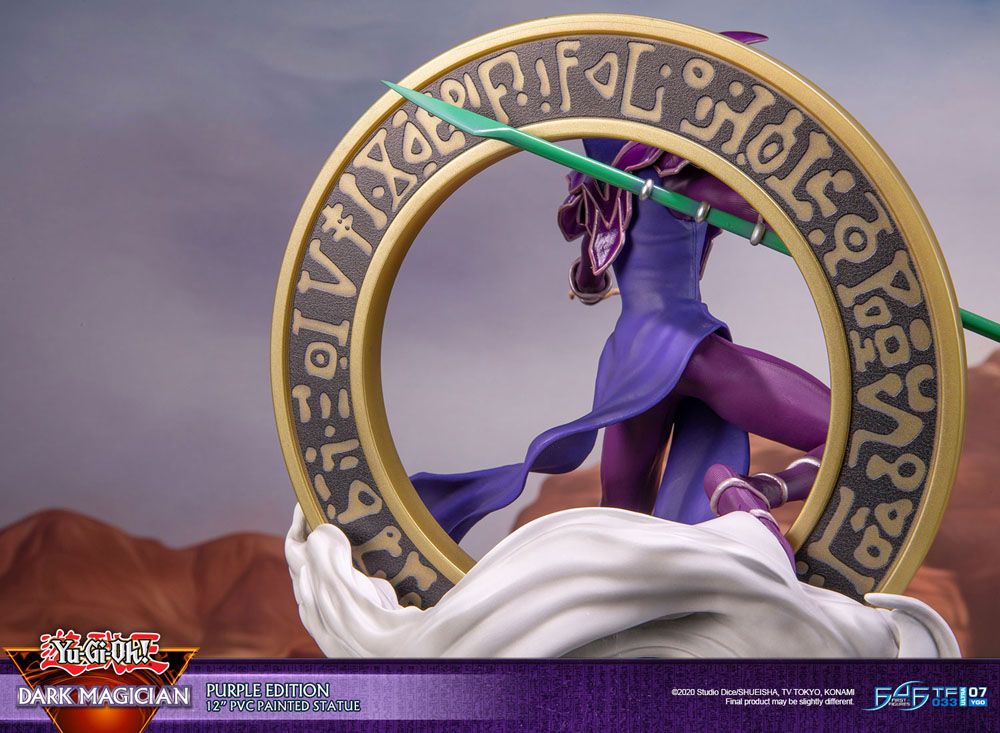 First 4 Figures Yu-Gi-Oh! PVC Dark Magician Purple Version Staue