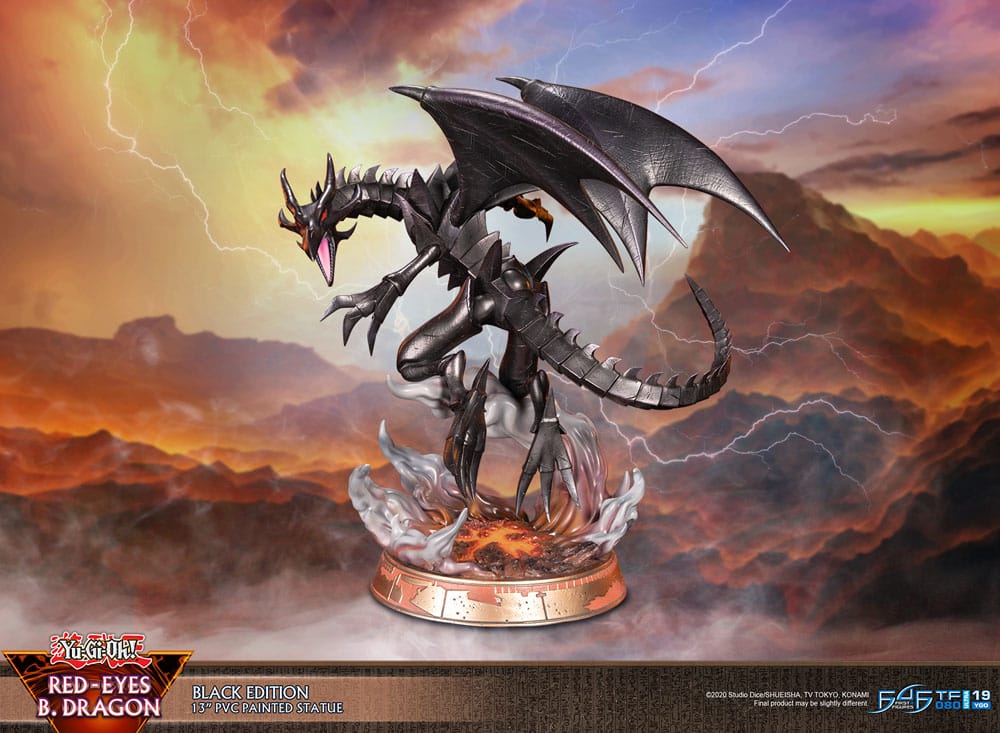 First 4 Figures Yu-Gi-Oh! Red-Eyes B. Dragon Black Colour Statue