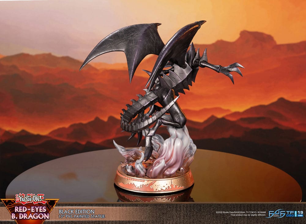 First 4 Figures Yu-Gi-Oh! Red-Eyes B. Dragon Black Colour Statue