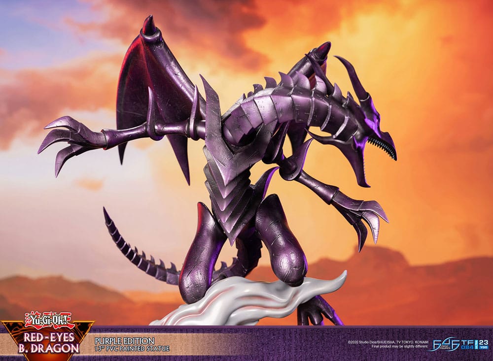First 4 Figures Yu-Gi-Oh Red-Eyes B. Dragon Purple Colour Statue