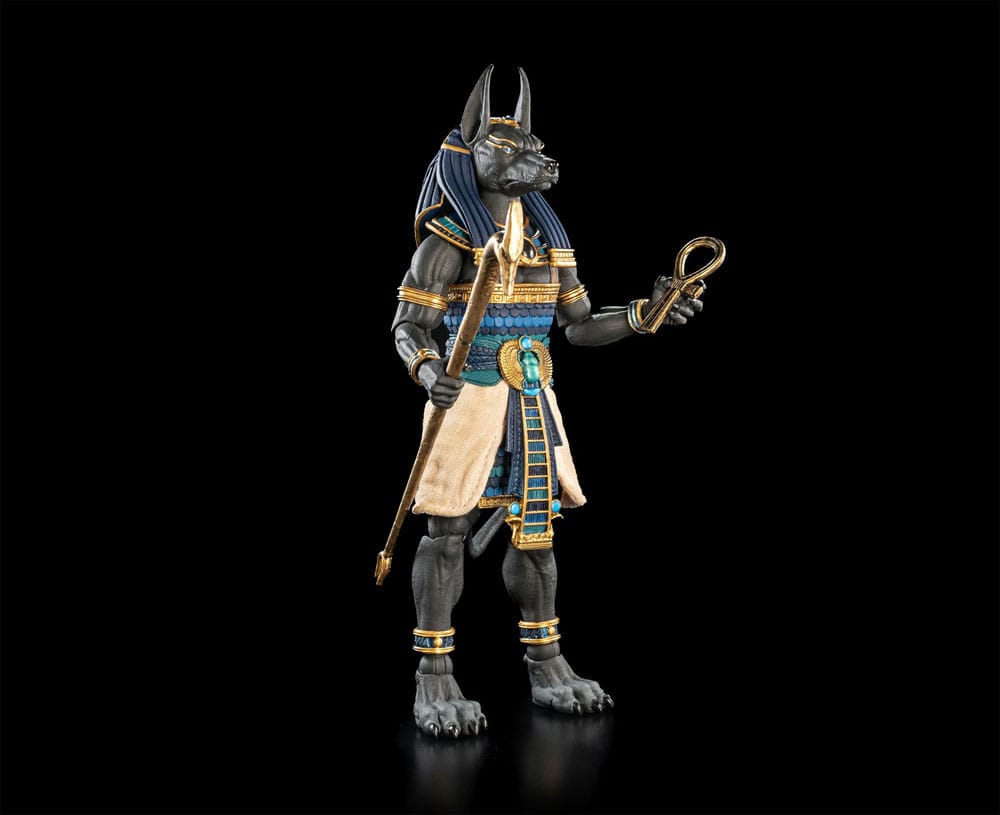 Four Horsemen Toy Design Figura Obscura Anubis Black & Blue Actionfigur