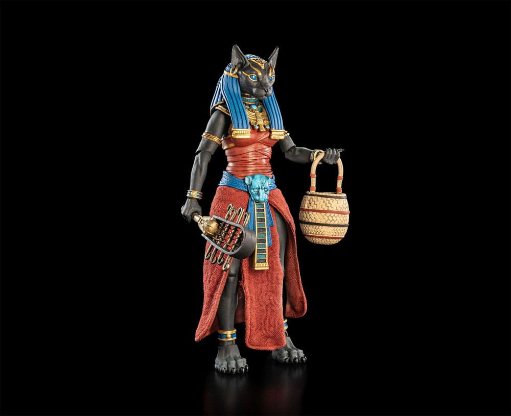 Four Horsemen Toy Design Figura Obscura Bastet Black & Red Actionfigur