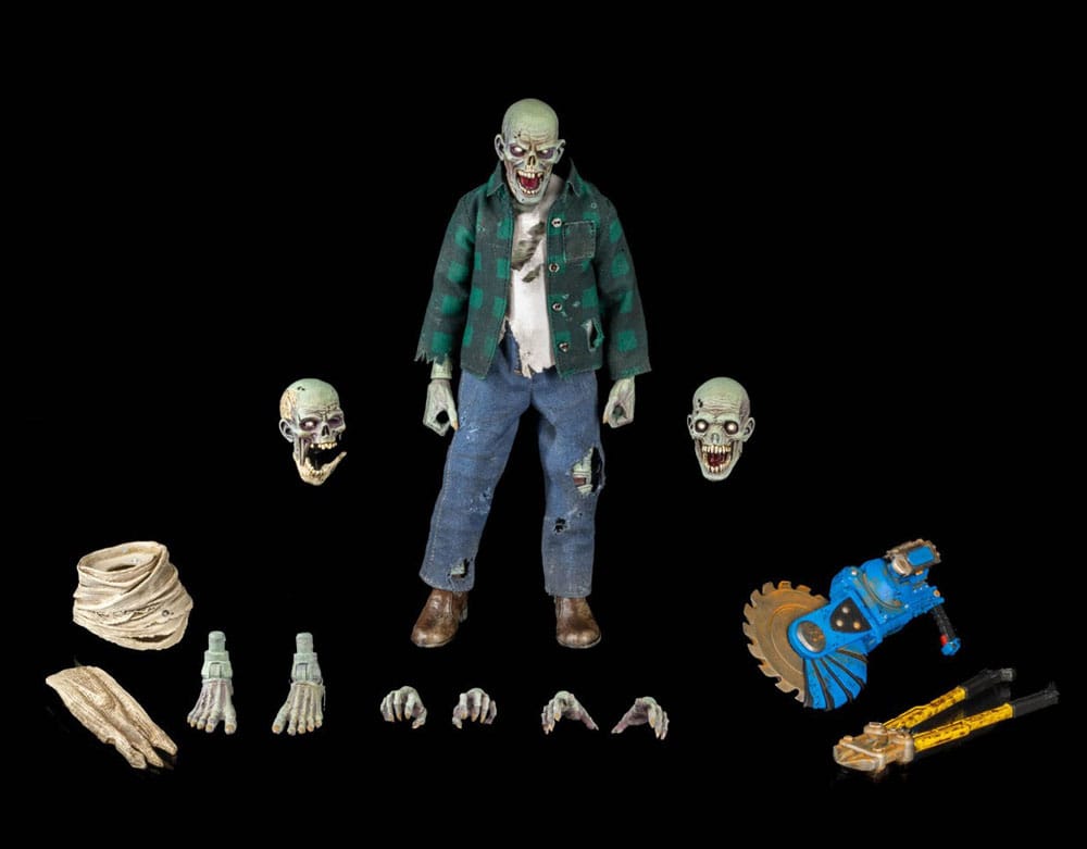 Four Horsemen Toy Design Graveyard Series Worker Zombie Actionfigur