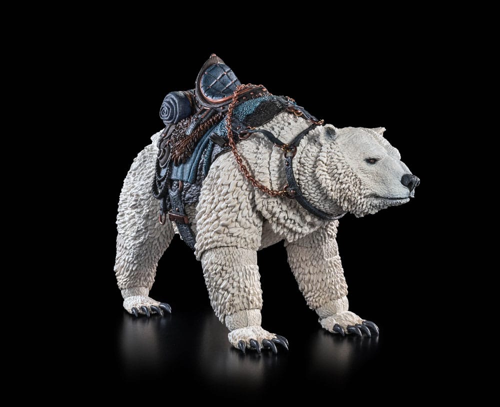 Four Horsemen Toy Design Mythic Legions Horror of Einsamall Isbjorn Polar Bear Mount Actionfigur