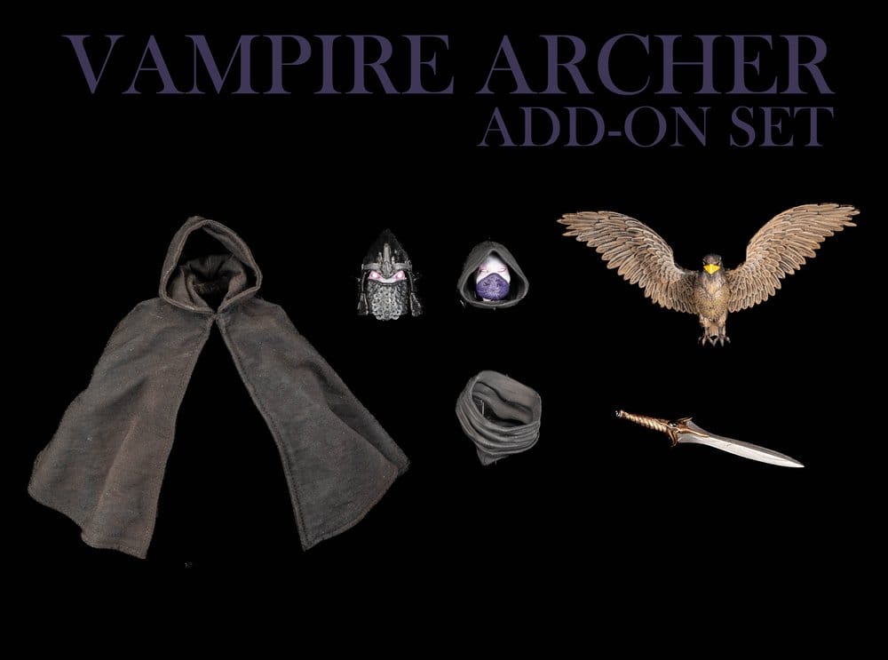 Four Horsemen Toy Design Mythic Legions Reinforcement 3 Vampire Archer Add-On Set Zubehör-Set für Actionfiguren