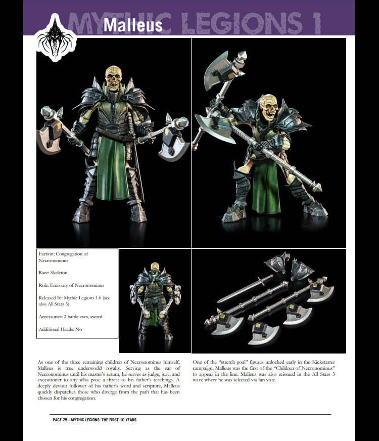 Four Horsemen Toy Design Mythic Legions The First 10 Year Buch Hardcover Englische Version