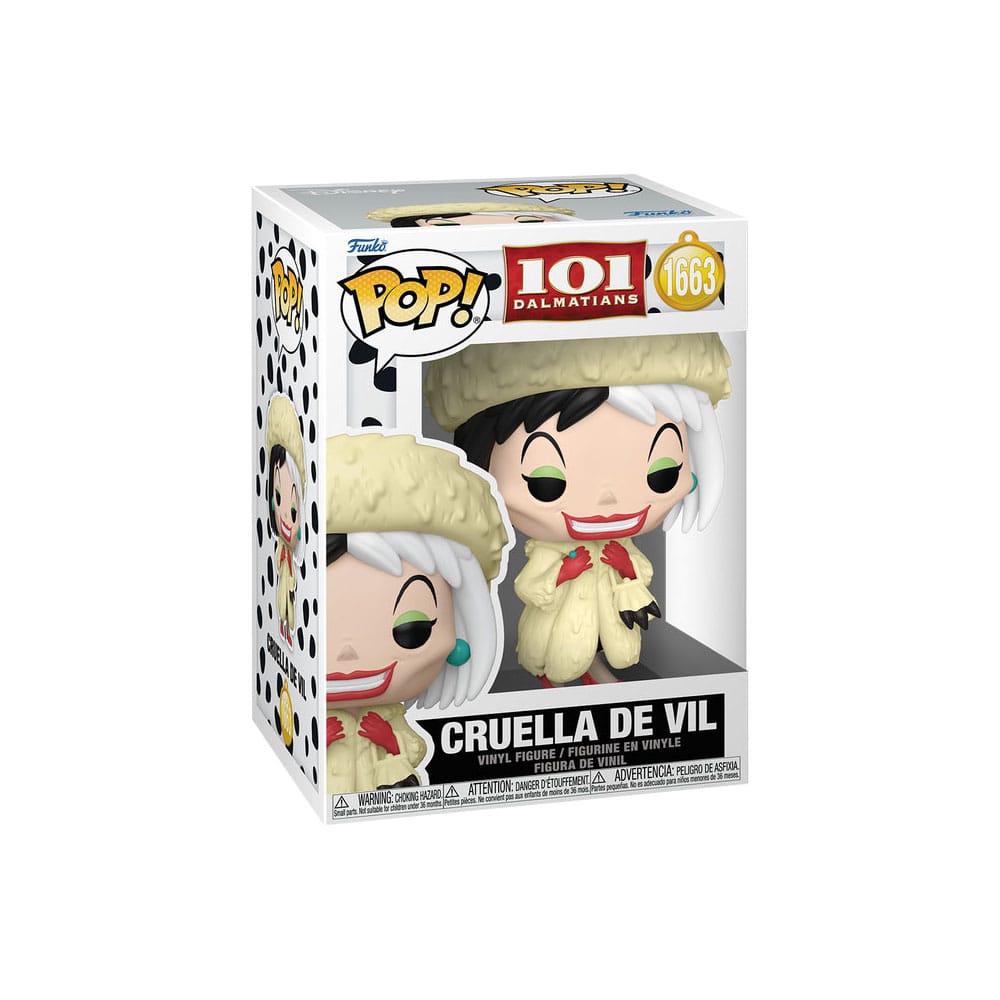 Funko 101 Dalmatiner Cruella De Vil with Chase Sortiment (6) POP! Vinyl Figuren