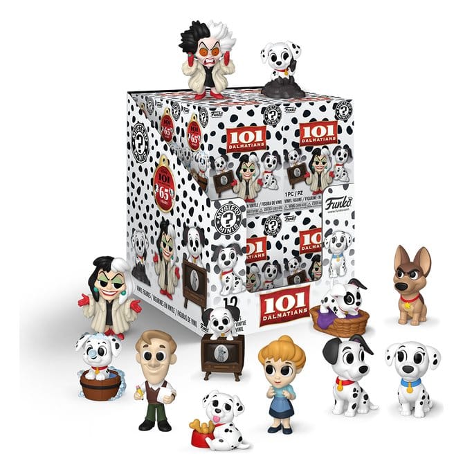 Funko 101 Dalmatiner Mystery Minis Minifiguren PDQ Display (12)