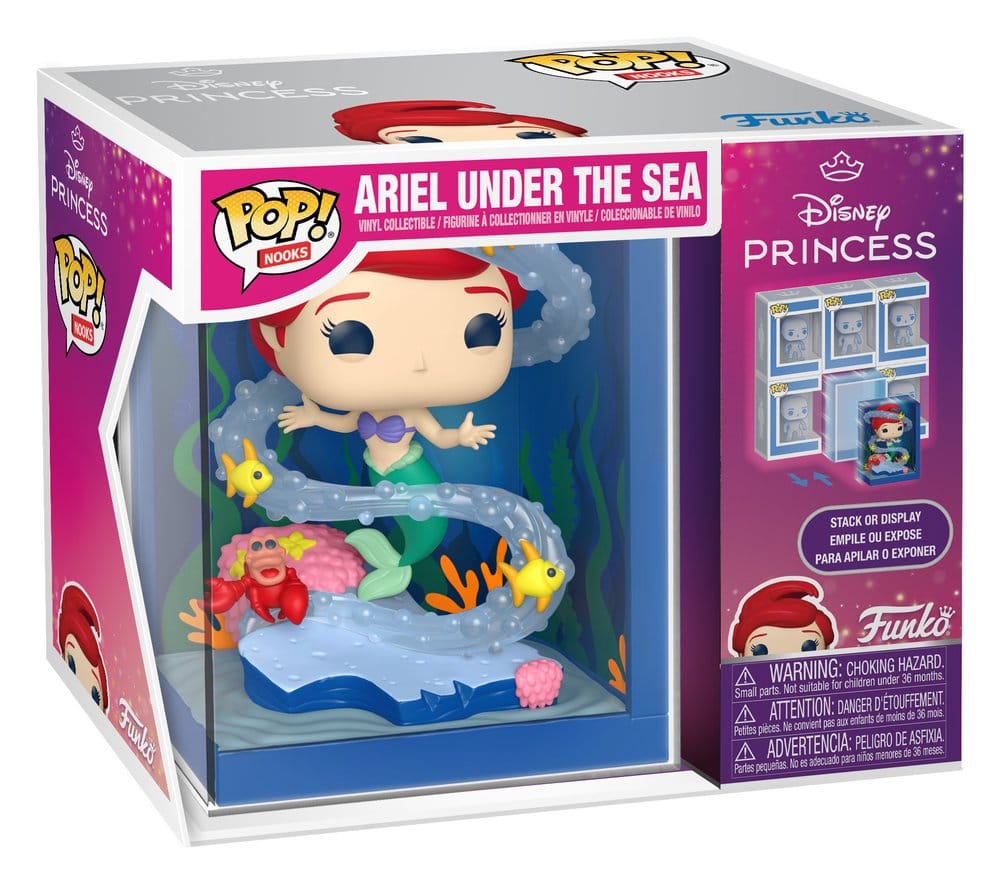 Funko Arielle, die Meerjungfrau Ariel’s Grotto POP! Nooks Vinyl Diorama