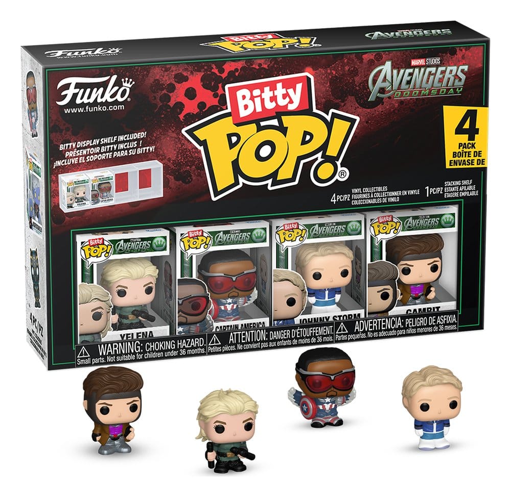 Funko Avengers Doomsday 4er-Pack Series 1 Bitty POP! Vinyl Figuren