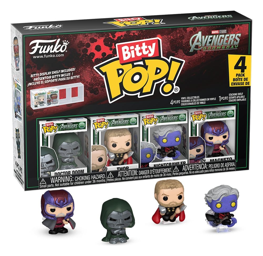 Funko Avengers Doomsday 4er-Pack Series 2 Bitty POP! Vinyl Figuren