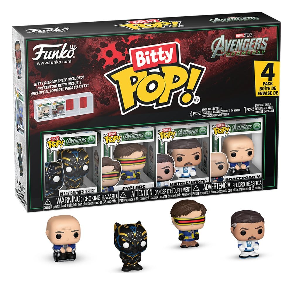 Funko Avengers Doomsday 4er-Pack Series 3 Bitty POP! Vinyl Figuren