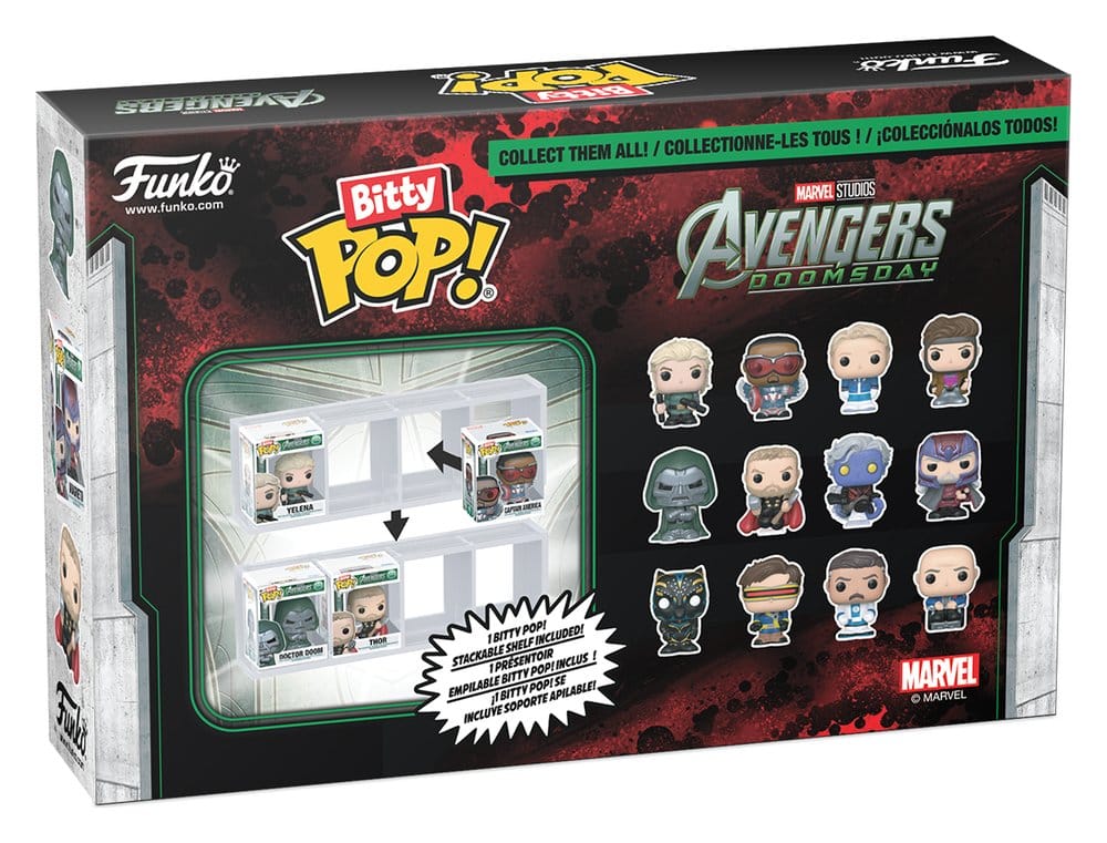 Funko Avengers Doomsday 4er-Pack Series 3 Bitty POP! Vinyl Figuren