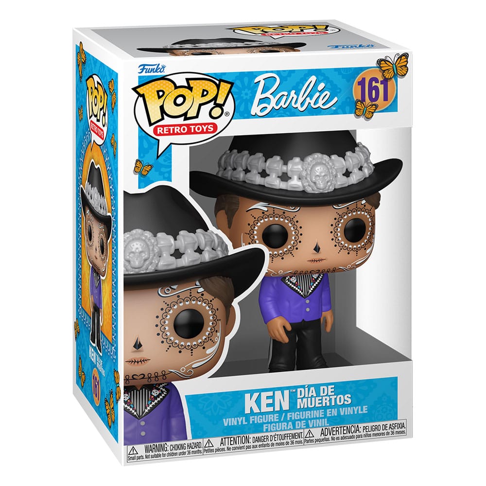 Funko Barbie Ken Dia de los Muertos POP! Retro Toys Vinyl Figur