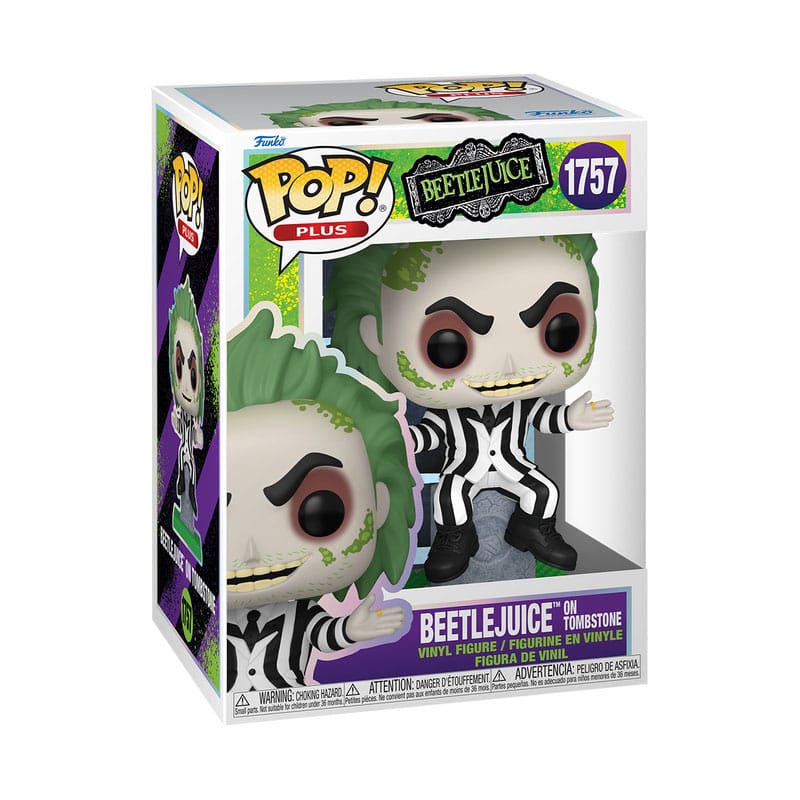 Funko Beetlejuice Beetlejuice w/tombstone POP! Plus Movies Vinyl Figur