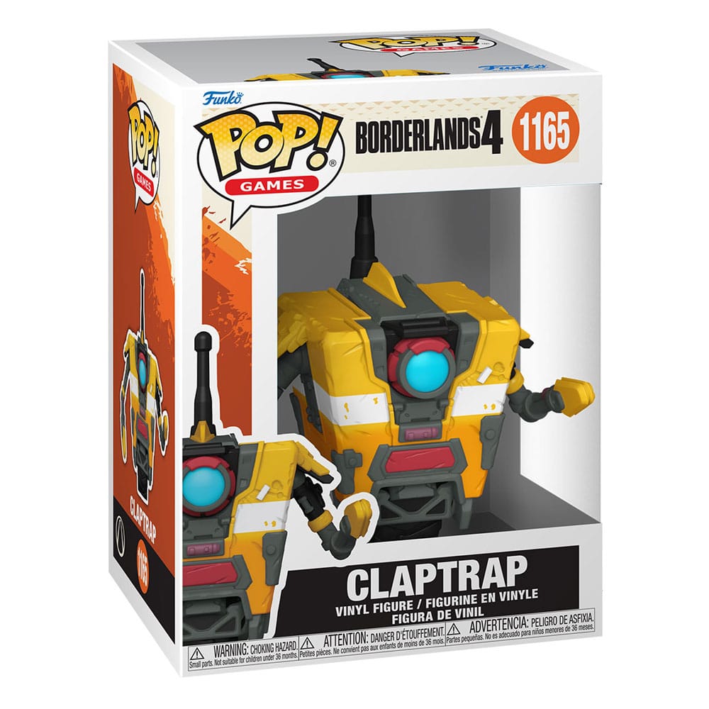Funko Borderlands 4 Claptrap POP! Games Vinyl Figur