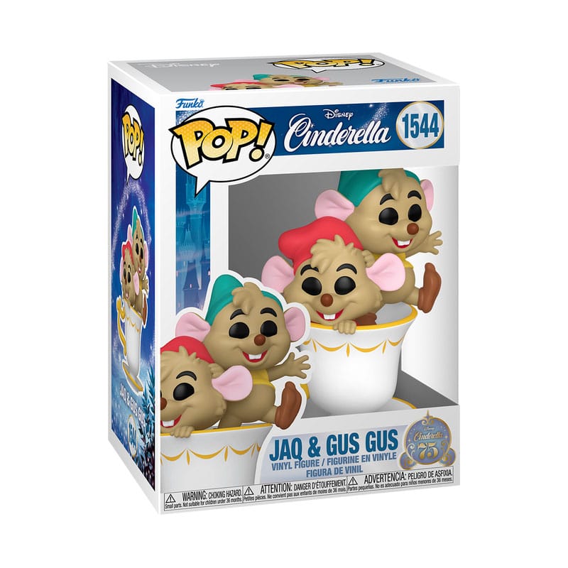 Funko Cinderella 75th Anniversary J&G in cup POP! Disney Vinyl Figur