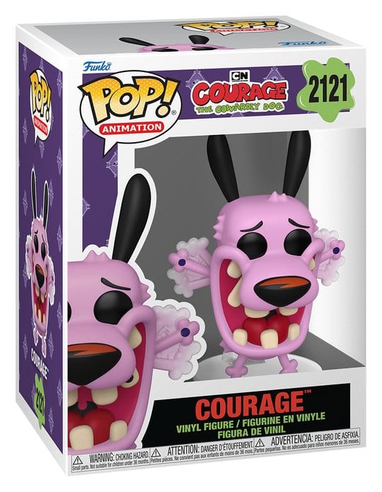 Funko Courage the Cowardly Dog Courage POP! Animation Vinyl Figuren