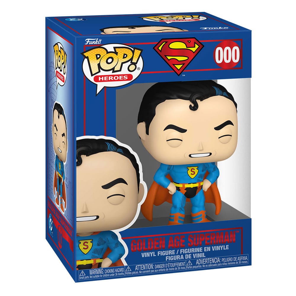 Funko DC Comics Golden Age Superman POP! Heroes Vinyl Figur