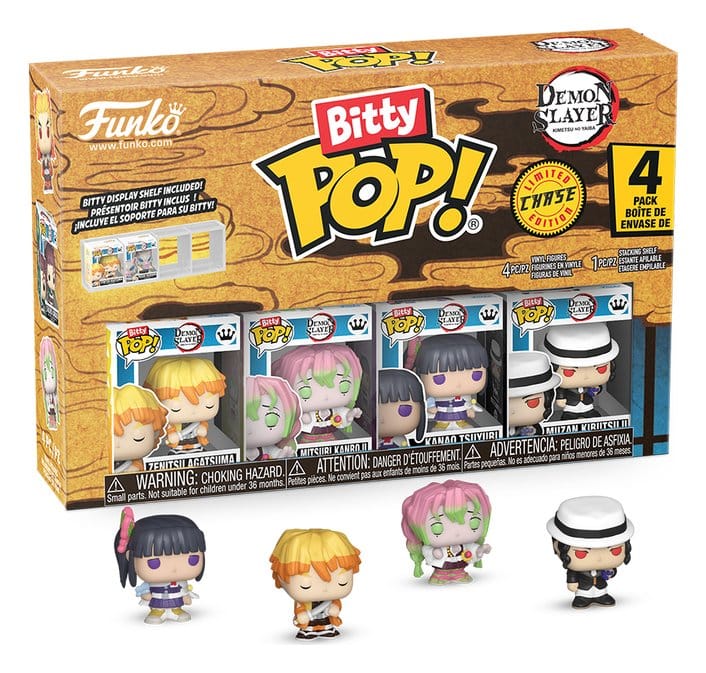 Funko Demon Slayer Kimetsu no Yaiba 4er-Pack Zenitsu Bitty POP! Vinyl Figuren