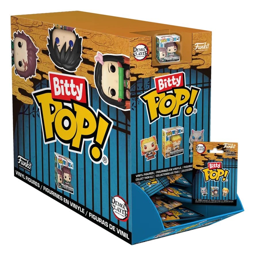 Funko Demon Slayer Kimetsu no Yaiba - The Movie Display (32) Bitty POP! Vinyl Figuren