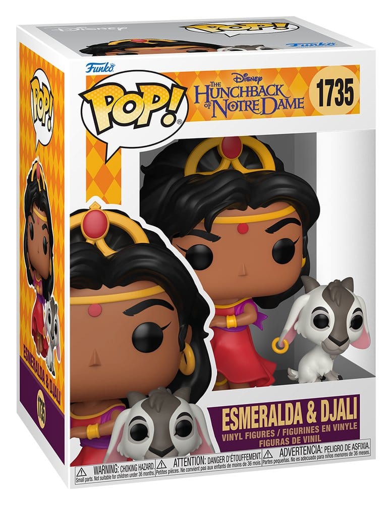 Funko Der Glöckner von Notre Dame Esmeralda & Djali POP! Vinyl Figur