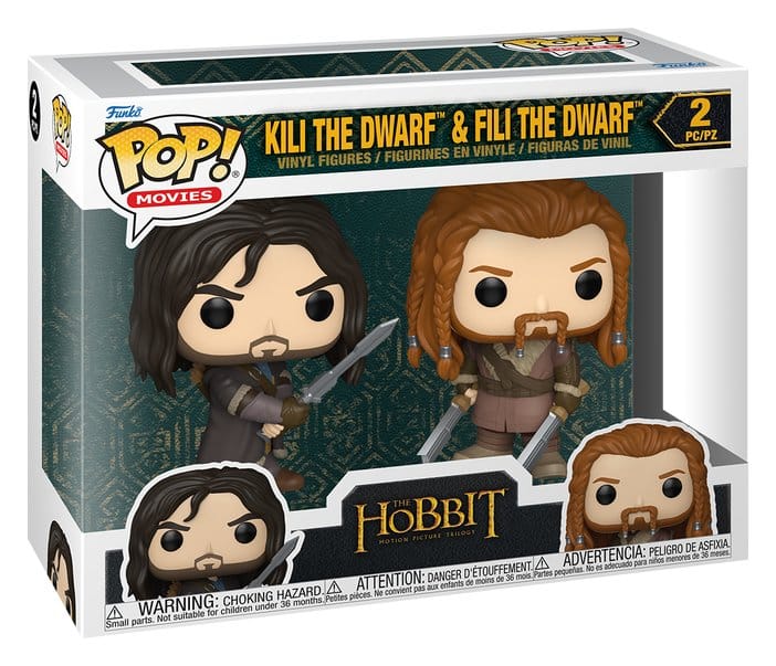 Funko Der Hobbit 2er-Pack Kili & Fili POP! Vinyl Figuren