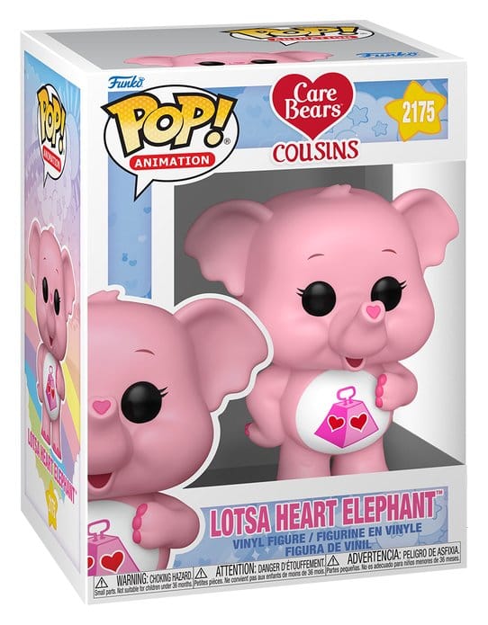 Funko Die Glücksbärchies Lotsa Heart Elephant POP! Animation Vinyl Figur