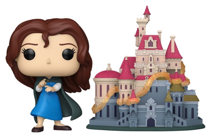 Funko Die Schöne und das Biest Belle with Castle POP! Town Vinyl Figuren