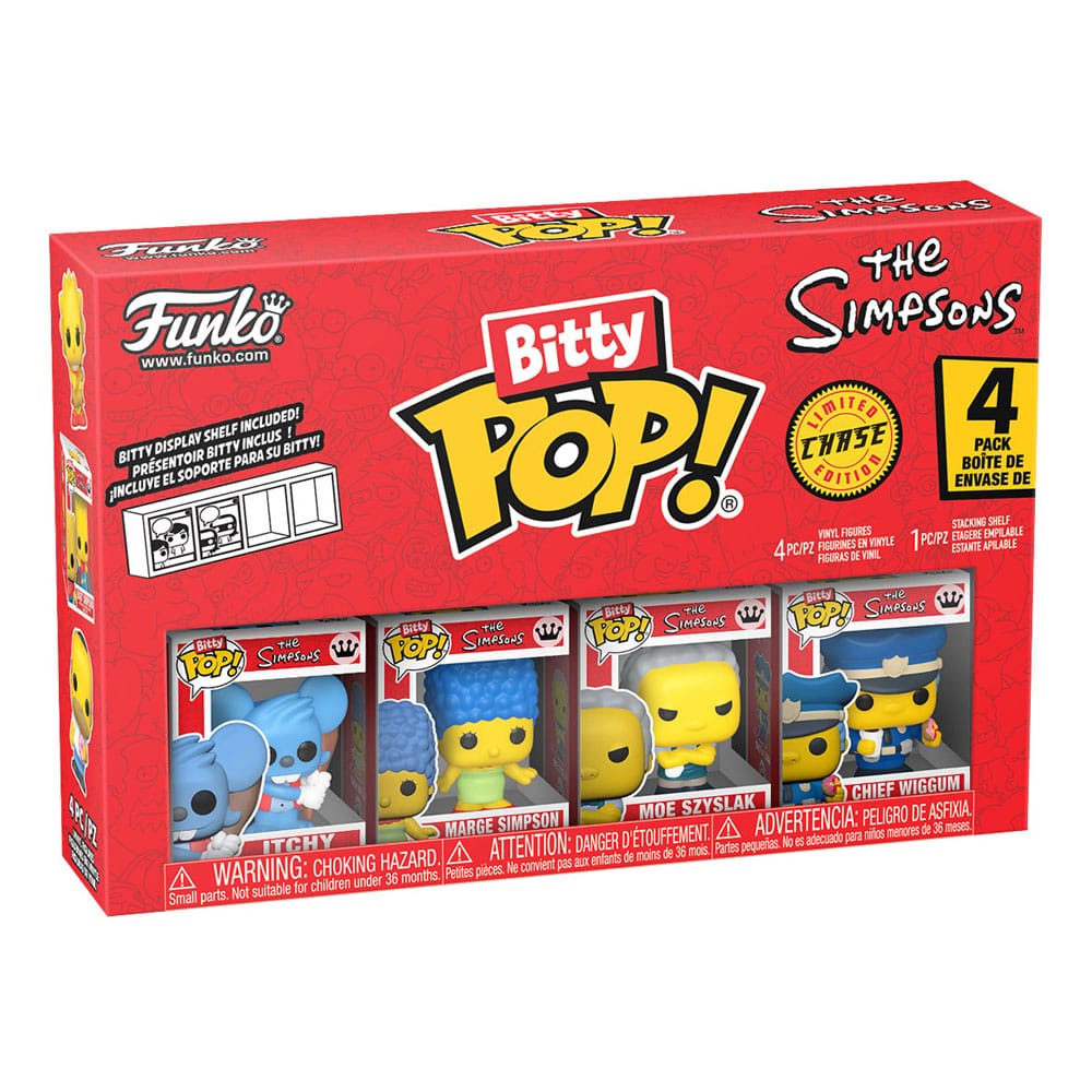 Funko Die Simpsons 4er-Pack Series 2 Bitty POP! Vinyl Figuren