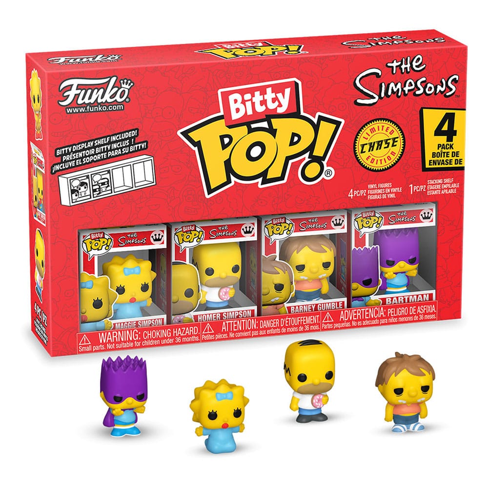 Funko Die Simpsons 4er-Pack Series 3 Bitty POP! Vinyl Figuren