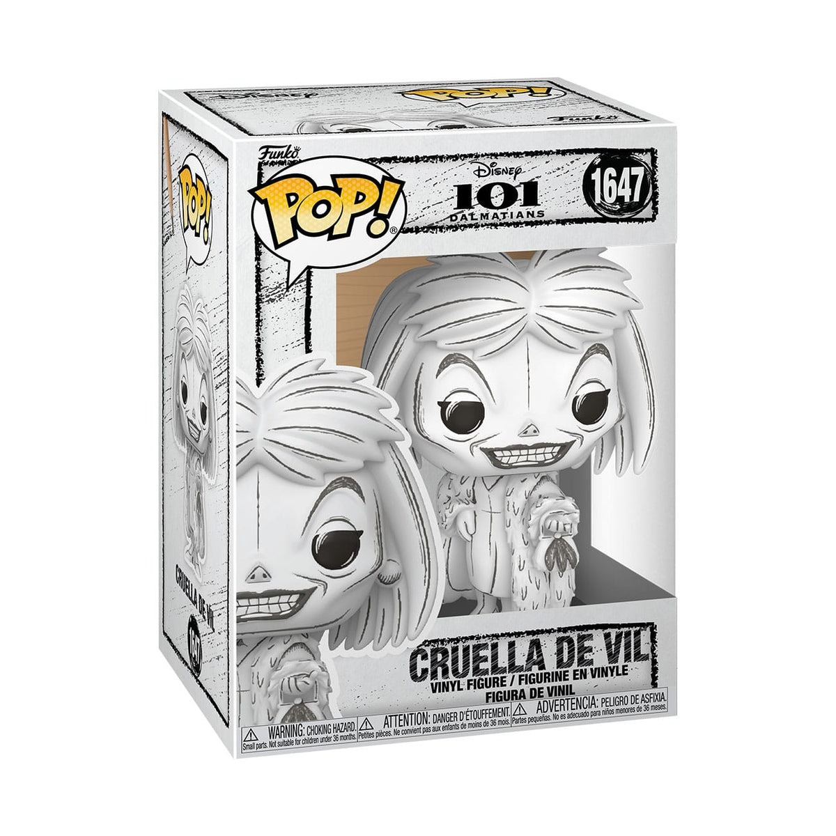 Funko Disney Sketched- Cruella De Vil POP! Vinyl Figur