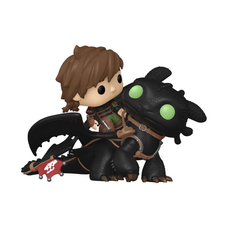 Funko Drachenzähmen leicht gemacht Hiccup w/Toothless POP! Rides Deluxe Vinyl Figur