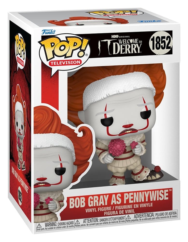 Funko Es Welcome to Derry Bob Gray as Pennywise POP! Television Vinyl Figur