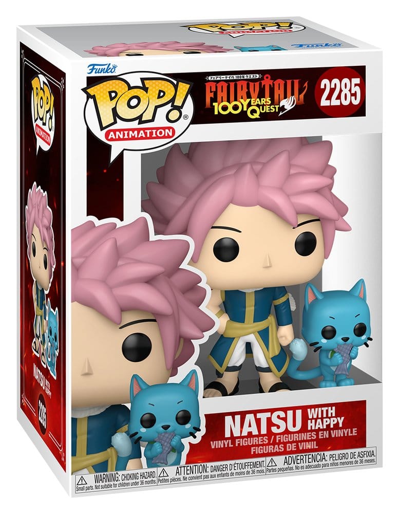 Funko Fairy Tail-100 Years Quest Natsu & Happy POP! Animation Vinyl Figur