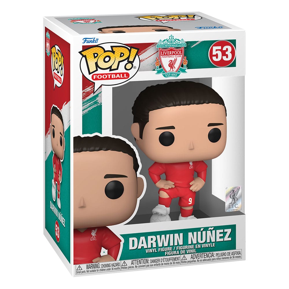 Funko FC Liverpool Darwin Núñez POP! Football Vinyl Figur