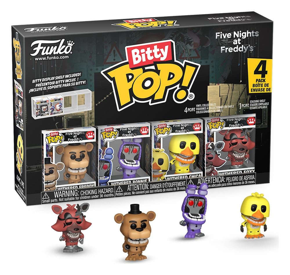 Funko Five Nights at Freddy's 4er-Pack Series 6 Bitty POP! Vinyl Figuren